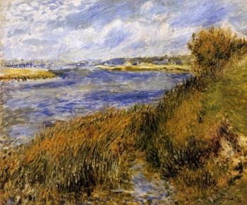 Pierre Auguste Renoir : The Banks of the Seine at Champrosay